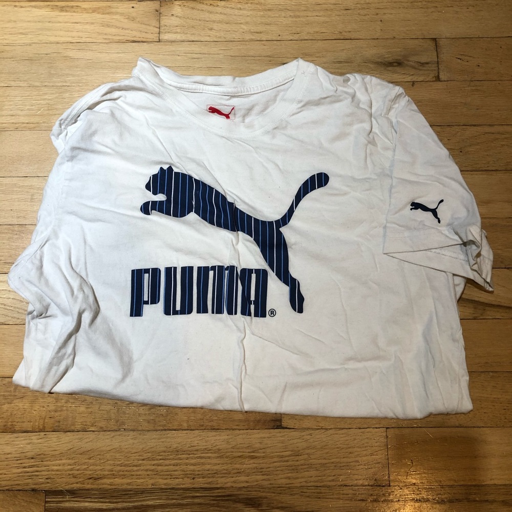 White puma t-shirt